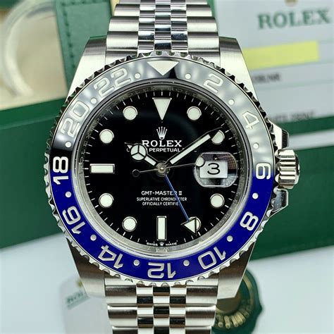 rolex gmt master ii batman for sale uk|batman rolex watch cost.